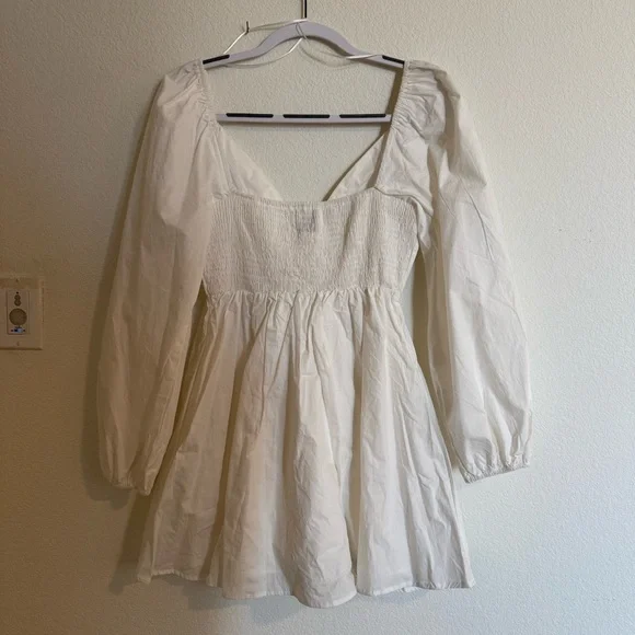 Princess Polly | White Skylark Plunging Empire Waist Mini Dress
8 US - Picture 7 of 8